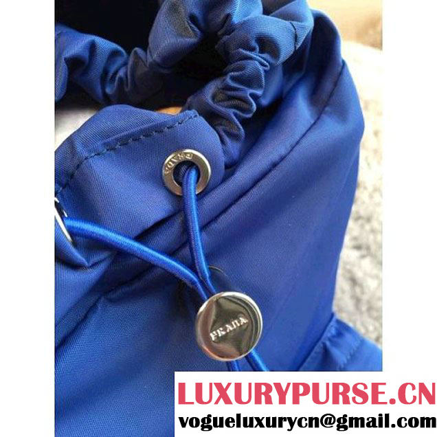 Prada BZ0025 Fabric Backpack Blue (1B015-050603 )