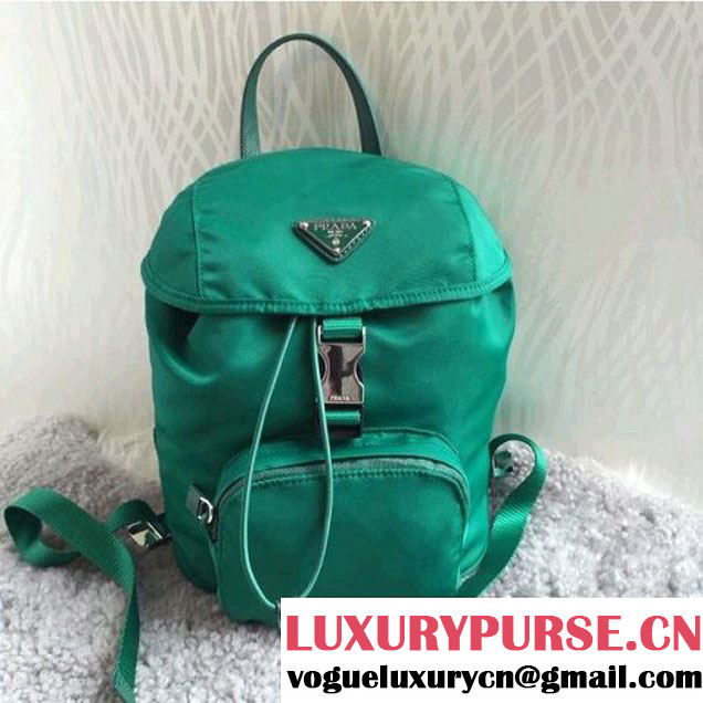 Prada BZ0025 Fabric Backpack Green (1B015-050604 )