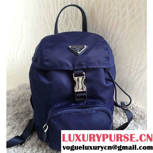 Prada BZ0025 Fabric Backpack Cornflower Blue (1B015-050606 )