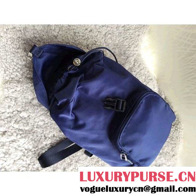 Prada BZ0025 Fabric Backpack Cornflower Blue  (1B015-050606 )