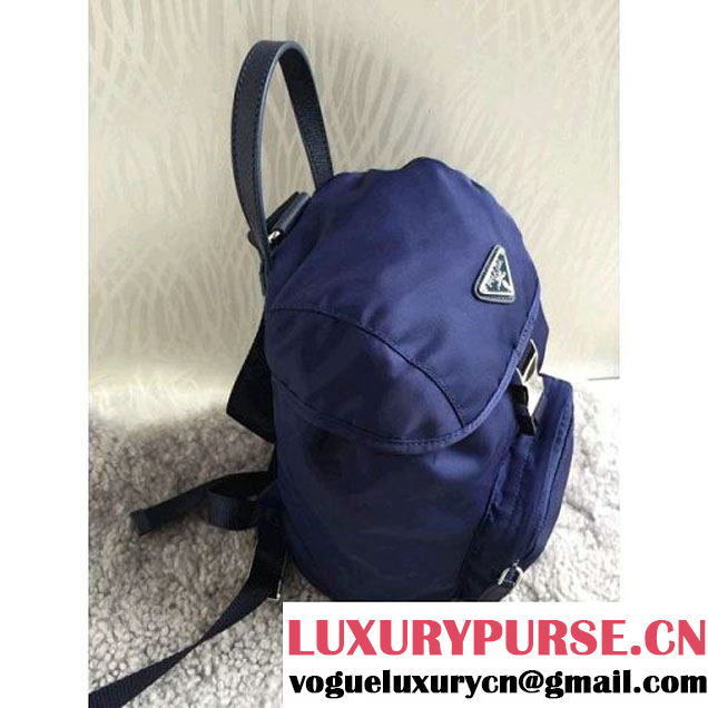 Prada BZ0025 Fabric Backpack Cornflower Blue  (1B015-050606 )