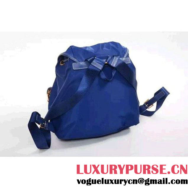 Prada BZ2811 Fabric Backpack In Royal Blue (1A034-062517 )