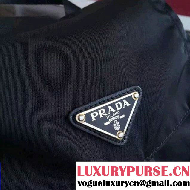 Prada 1BZ677 Fabric Backpack Black 2015 (2A016-090119 )