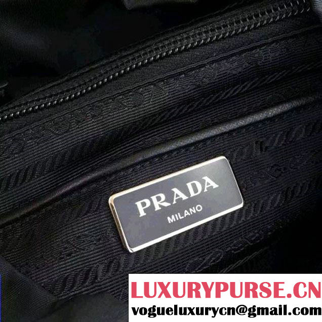 Prada 1BZ677 Fabric Backpack Black 2015 (2A016-090119 )