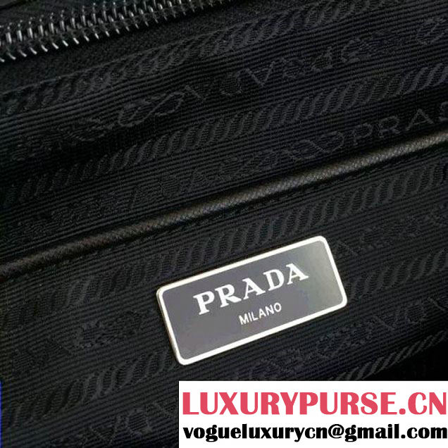 Prada 1BZ811 Fabric Backpack Black 2015 (2A016-090125 )