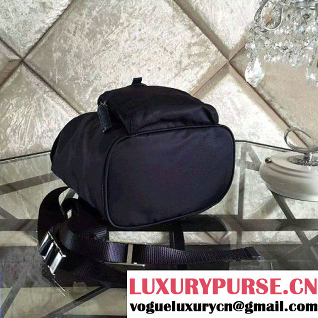 Prada BZ0025 Fabric Backpack Dark Blue 2015 (2A137-090206 )