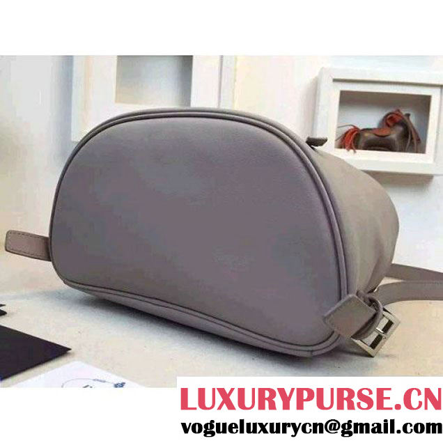 Prada 1BZ032 Soft Calf Leather Backpack Etoupe 2015 (2A016-090705 )