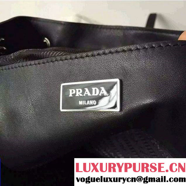 Prada 1BZ811 Fabric Backpack With Ponyhair Leather F/W 2015 (2A016-103103 )