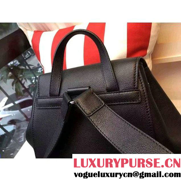 Prada 1BHZ007 Calfskin Backpack Black 2016 (2A016-011811 )