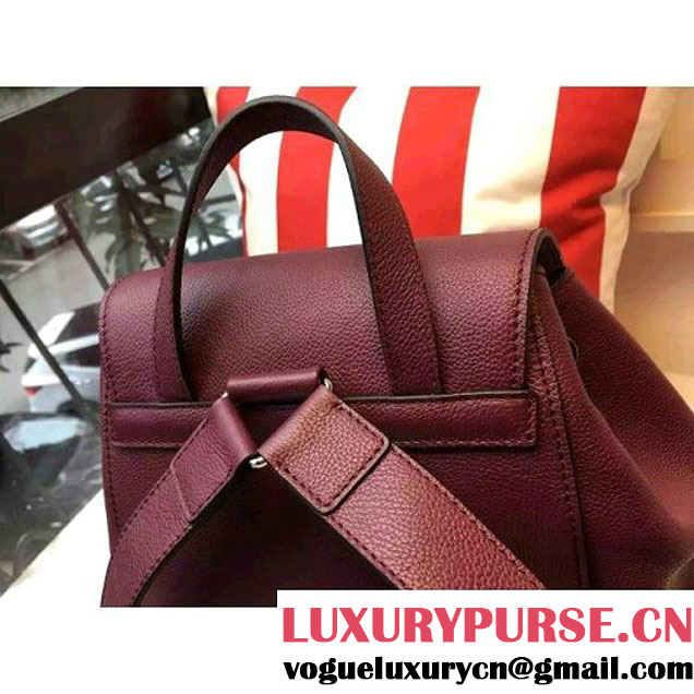 Prada 1BHZ007 Calfskin Backpack Burgundy 2016 (2A016-6011812 )