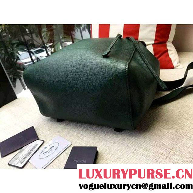 Prada 1BHZ007 Calfskin Backpack Green 2016 (2A016-6011813 )