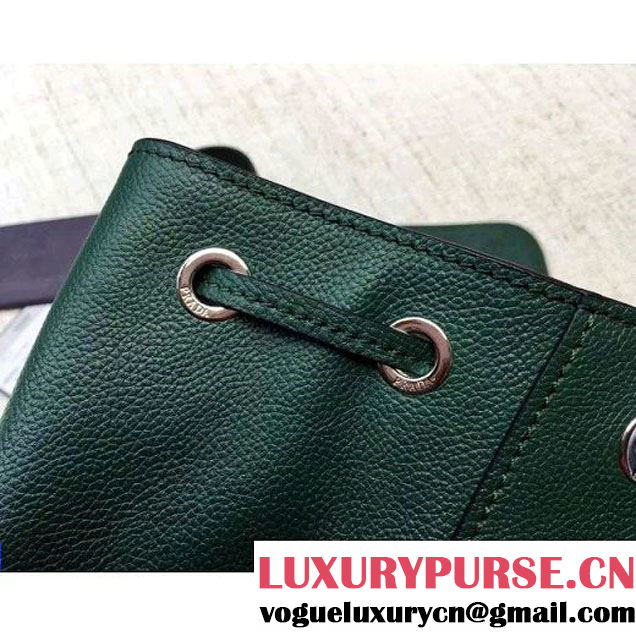 Prada 1BHZ007 Calfskin Backpack Green 2016 (2A016-6011813 )