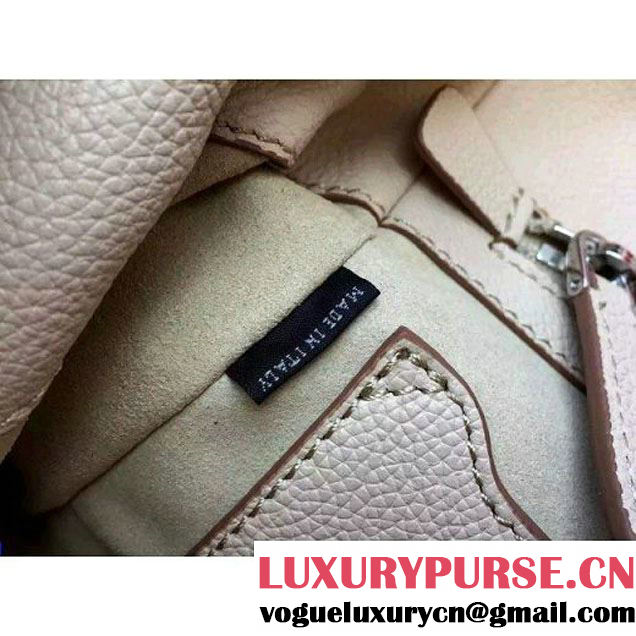 Prada 1BHZ007 Calfskin Backpack Beige 2016 (2A016-6011814 )