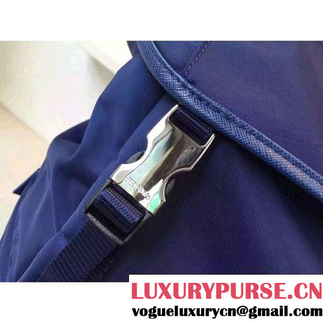 Prada Fabric Backpack 1BZ0039 Blue (2A016-6051606 )