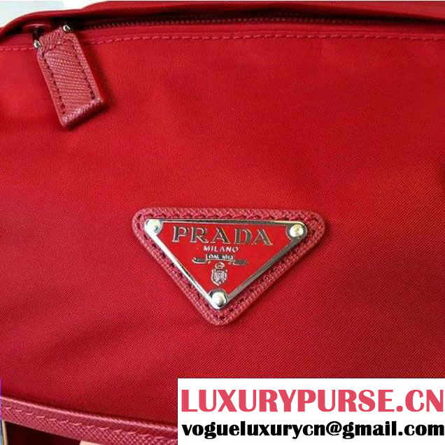Prada Fabric Backpack 1BZ0039 Red (2A016-6051607 )