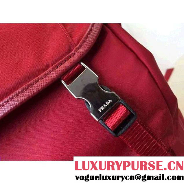 Prada Fabric Backpack 1BZ0039 Red (2A016-6051607 )
