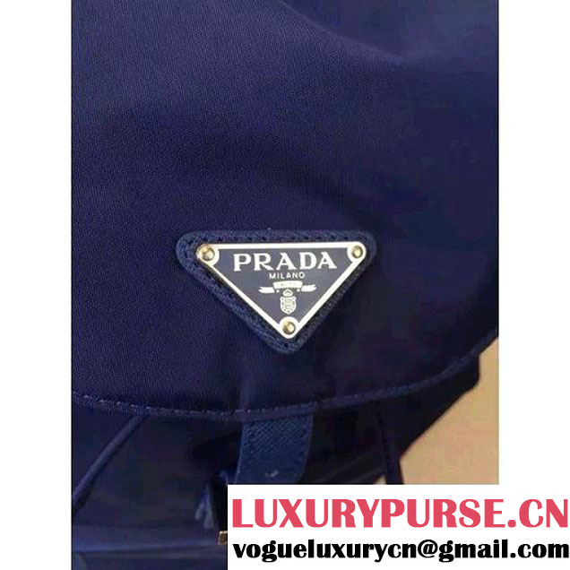 Prada Fabric Backpack 1BZ0032 Blue (2A016-6051610 )