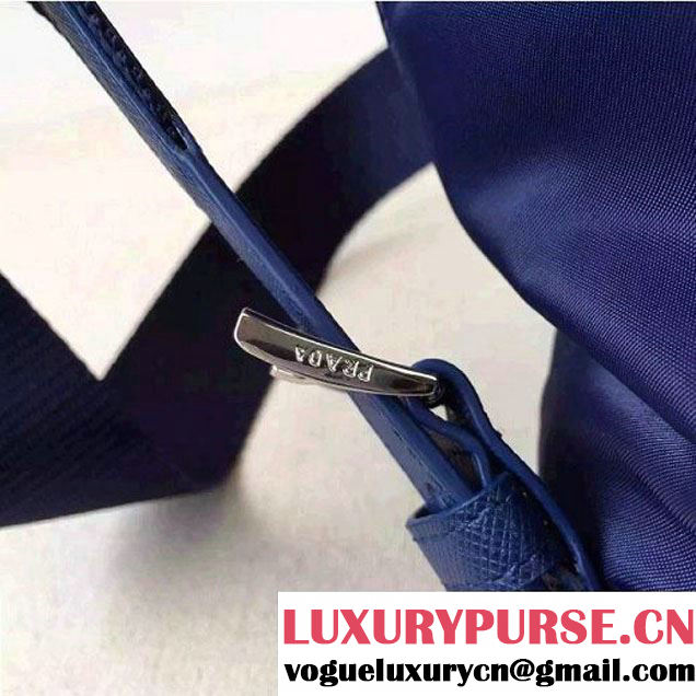 Prada Fabric Backpack 1BZ0032 Blue (2A016-6051610 )