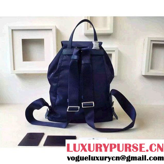 Prada Fabric Backpack 1BZ0032 Blue (2A016-6051610 )