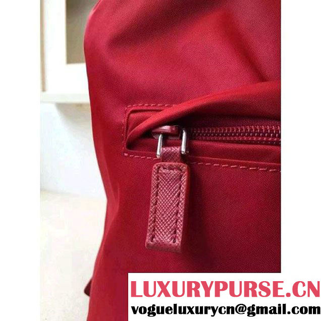 Prada Fabric Backpack 1BZ0032 Red (2A016-6051611 )
