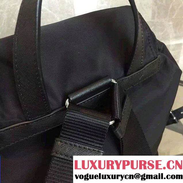 Prada Fabric Robot Backpack 1BZ678 Black (2A137-6060707 )