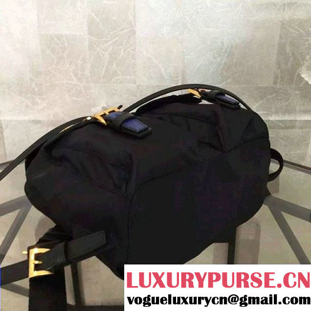 Prada Fabric Robot Backpack 1BZ677 Black (2A137-6060708 )