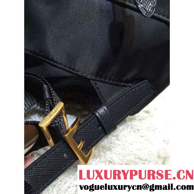 Prada 1BZ677 Fabric Backpack with Robot 2016 (2A016-6072313 )