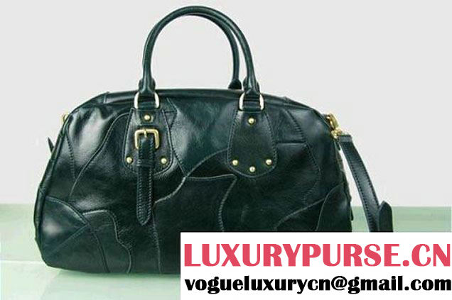 Prada Bowling Bag Bright Leather BL0393 Green  
