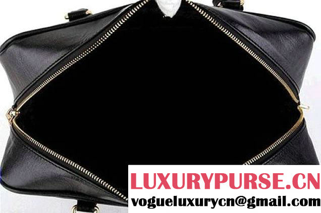 Prada Saffiano Calf Leather Top Handle Bag BL094L Black  
