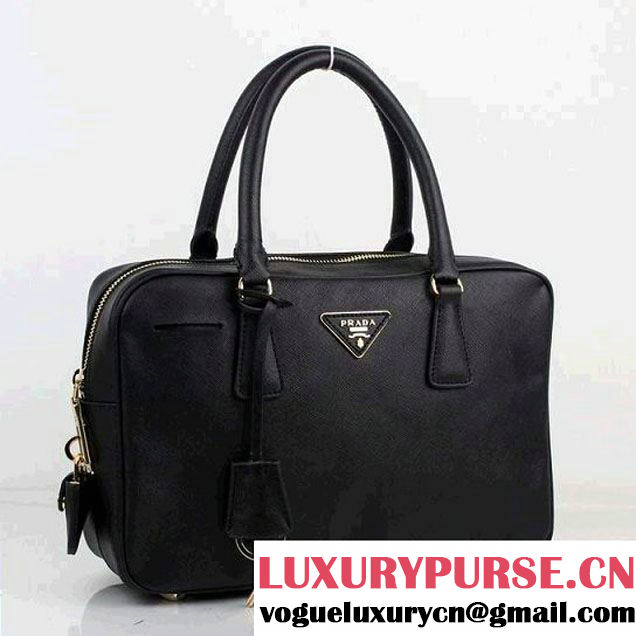 Prada BL095F NZV F0002 Top Handle Bag Black