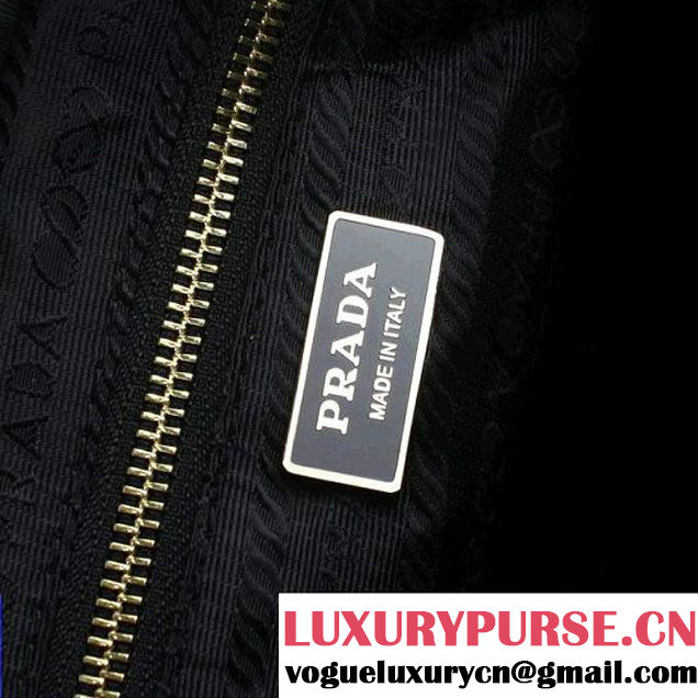 Prada BL095F NZV F0002 Top Handle Bag Black  