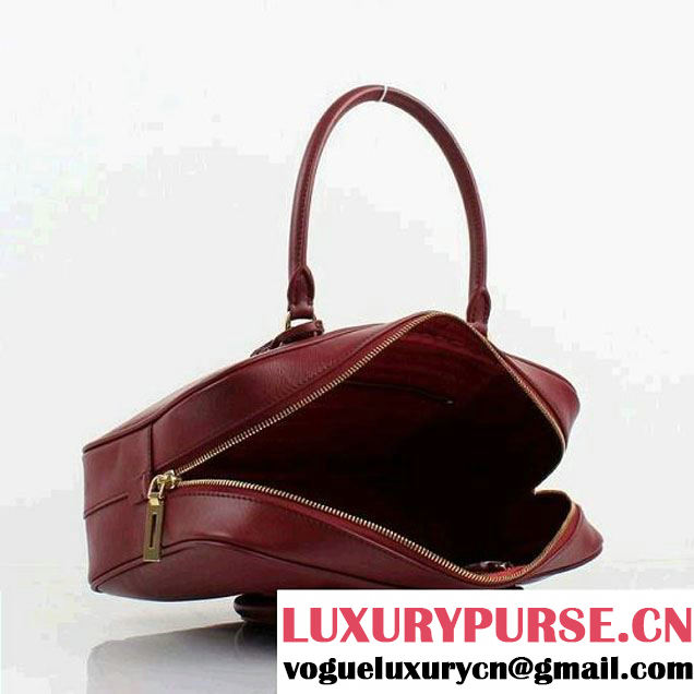 Prada BL095F NZV F0403 Top Handle Bag Burgundy  