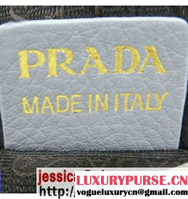 Prada Calfskin Hobo Shoulder Bag Red BR4567 Grey  - $189.00