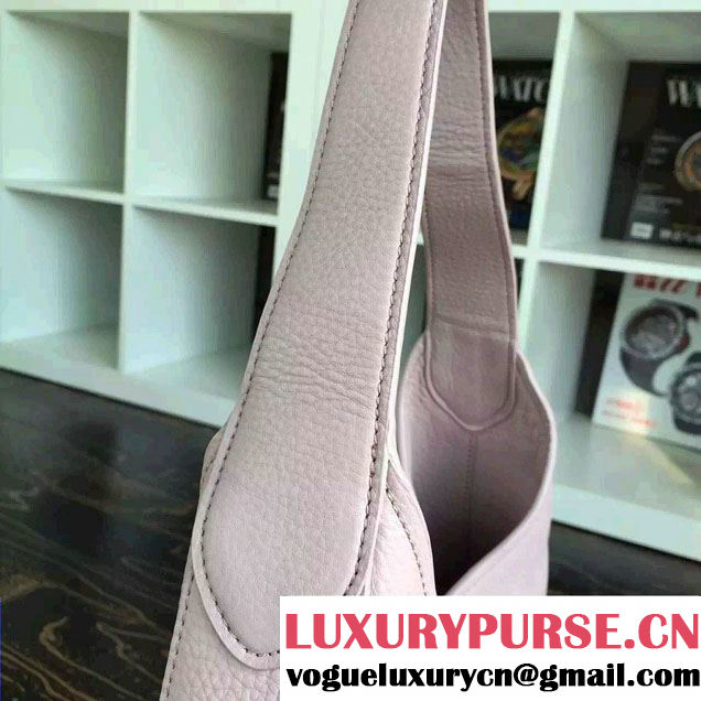 Prada Corsica Calf Leather Hobo Shoulder Bag 1BC013 Pink 2015