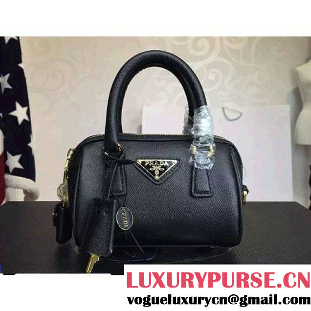 Prada Saffiano Leather Mini-bag Black (1A025-042802 )