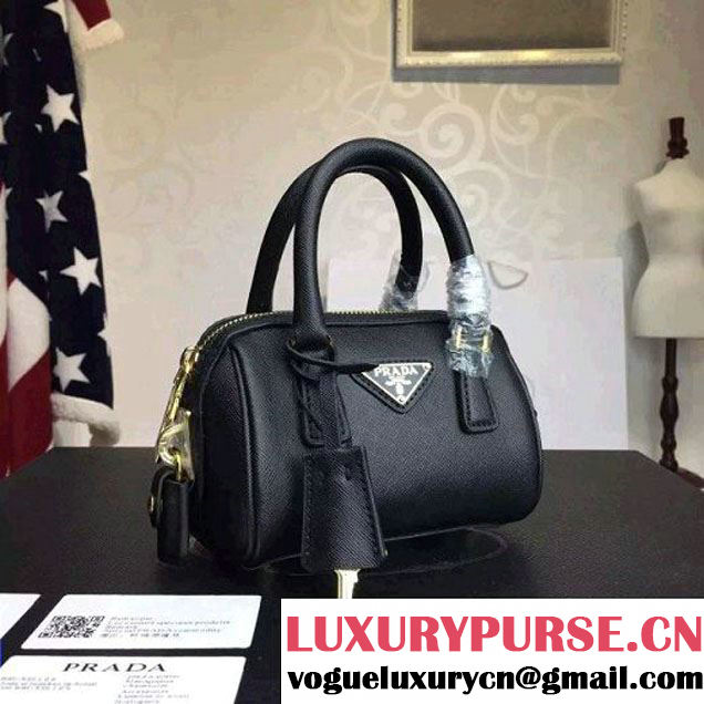 Prada Saffiano Leather Mini-bag Black (1A025-042802 )