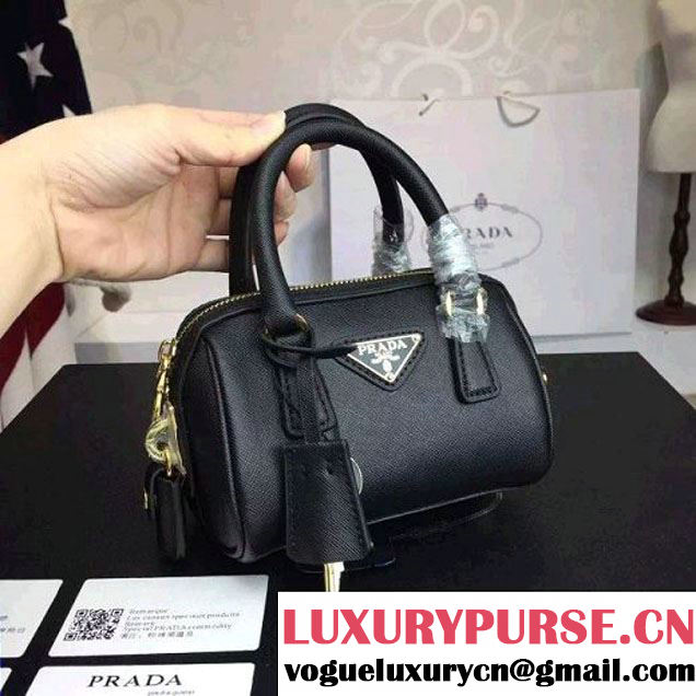 Prada Saffiano Leather Mini-bag Black (1A025-042802 )