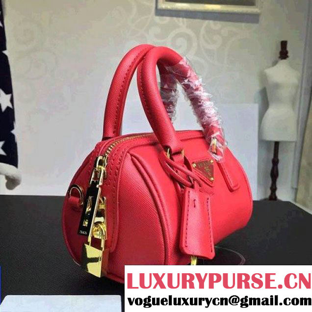 Prada Saffiano Leather Mini-bag Red (1A025-042803 )
