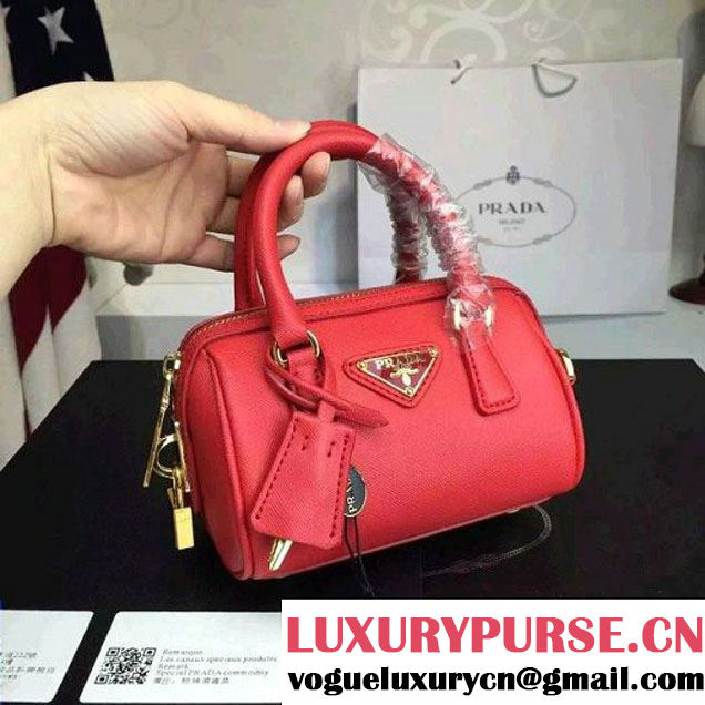 Prada Saffiano Leather Mini-bag Red (1A025-042803 )