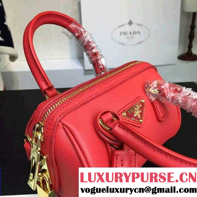 Prada Saffiano Leather Mini-bag Red (1A025-042803 )