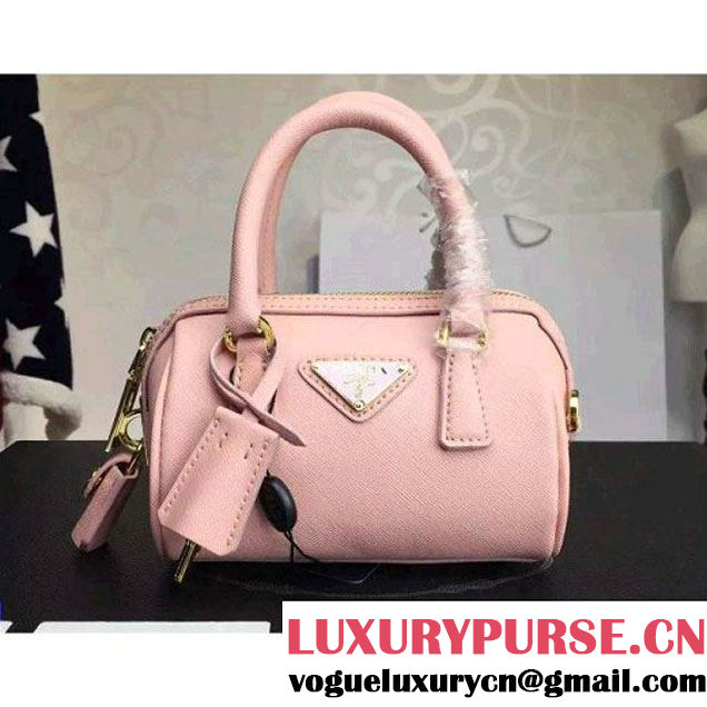 Prada Saffiano Leather Mini-bag Nude Pink (1A025-042804 )