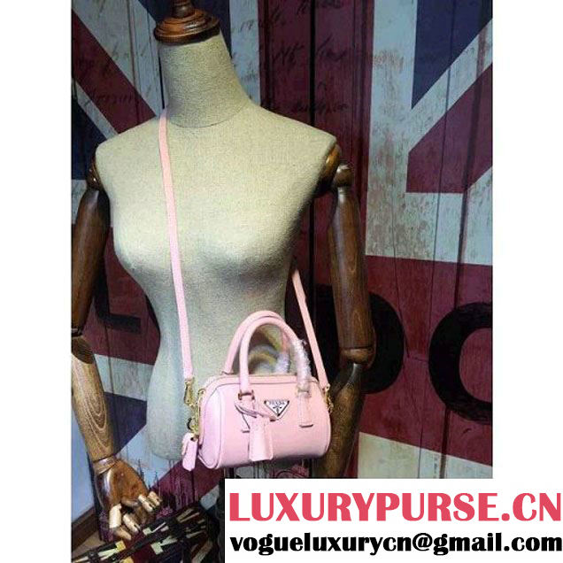 Prada Saffiano Leather Mini-bag Nude Pink (1A025-042804 )