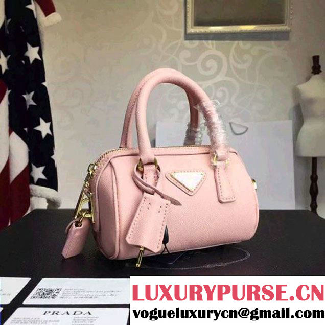 Prada Saffiano Leather Mini-bag Nude Pink (1A025-042804 )
