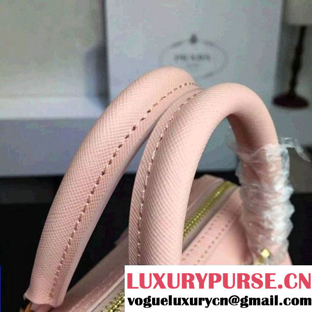 Prada Saffiano Leather Mini-bag Nude Pink (1A025-042804 )