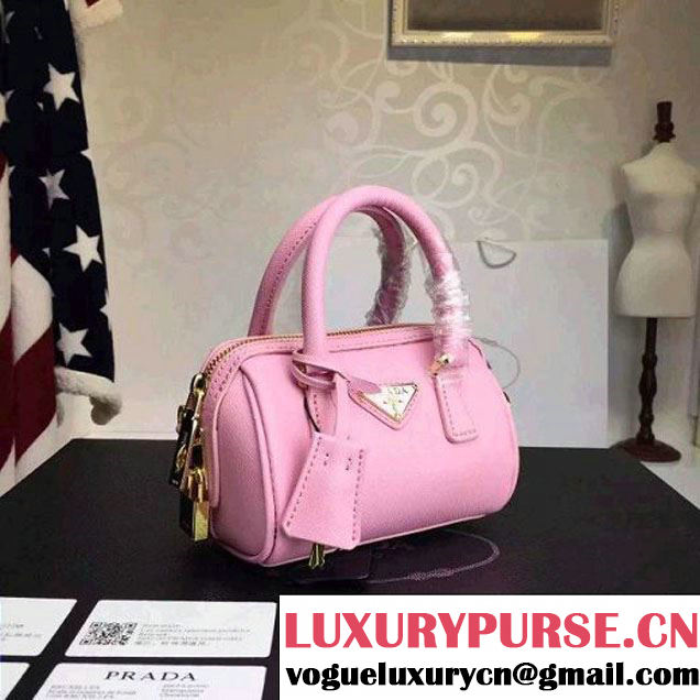 Prada Saffiano Leather Mini-bag Cherry Pink (1A025-042805 )