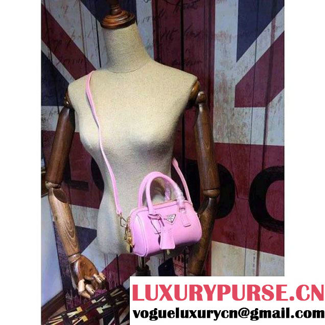 Prada Saffiano Leather Mini-bag Cherry Pink (1A025-042805 )