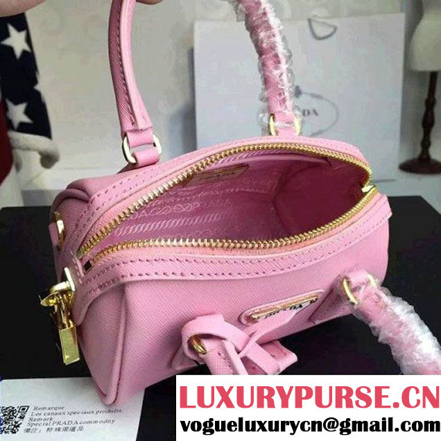 Prada Saffiano Leather Mini-bag Cherry Pink (1A025-042805 )