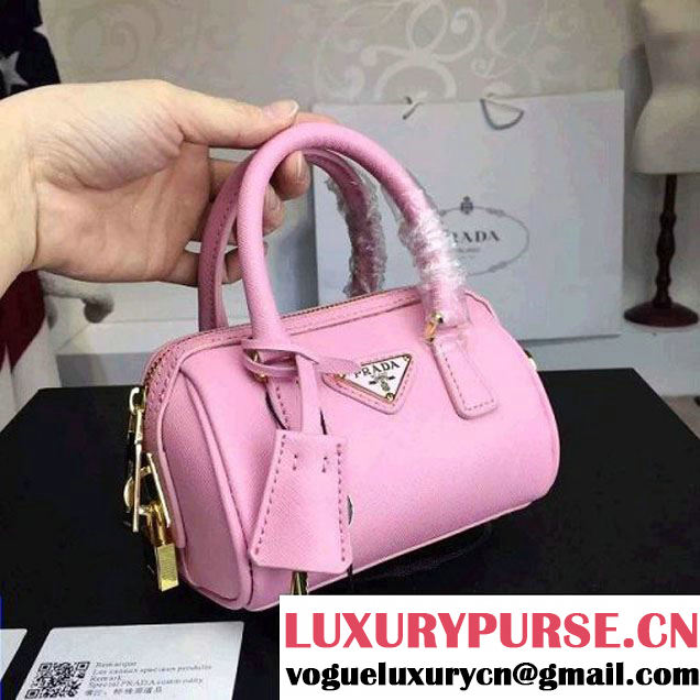 Prada Saffiano Leather Mini-bag Cherry Pink (1A025-042805 )
