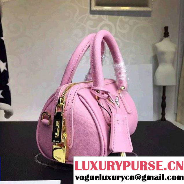 Prada Saffiano Leather Mini-bag Cherry Pink (1A025-042805 )