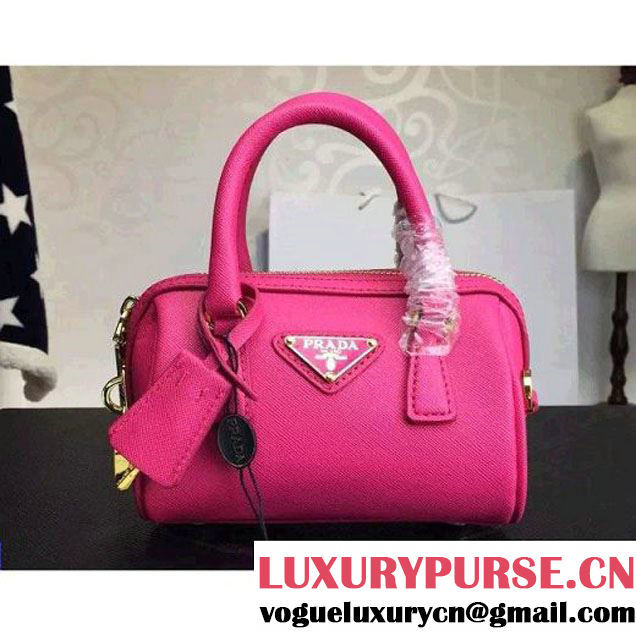 Prada Saffiano Leather Mini-bag Rosy (1A025-042806 )